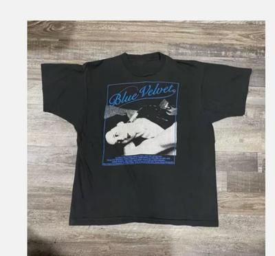 90s Style Blue Velvet Movie David Lynch tShirt Black Unisex