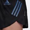 adidas SS22 Solid Color Logo Elastic Shorts Women Bottoms Black HC7985