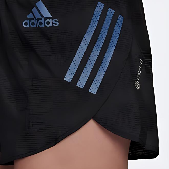 adidas SS22 Solid Color Logo Elastic Shorts Women Bottoms Black HC7985