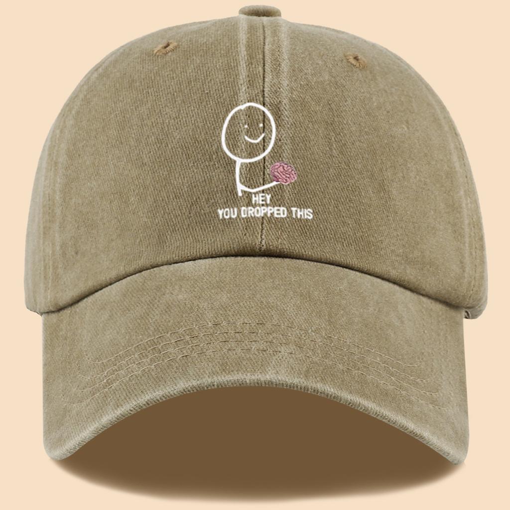 Trendy and Personalized Peaked Cap, Adjustable Outdoor Camping and Travel Check-in Baseball Cap