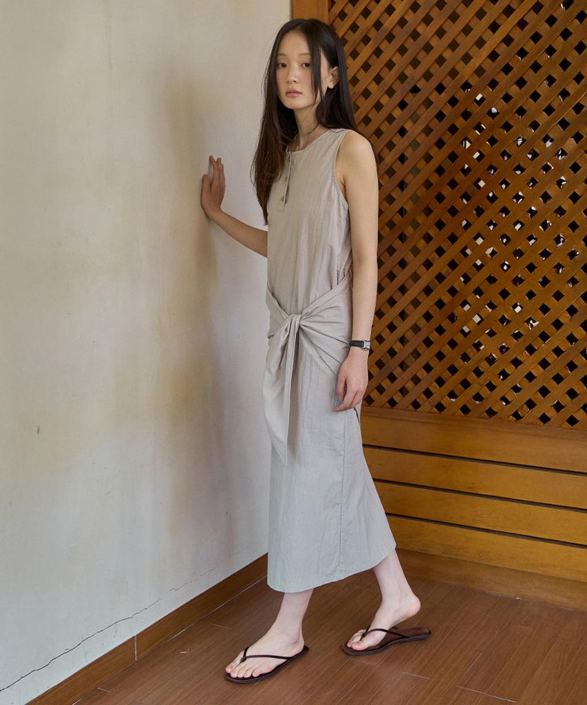Wednesday Oasis For Woman Pure Henry Wrap Dress_Beige(Wb6Op02)