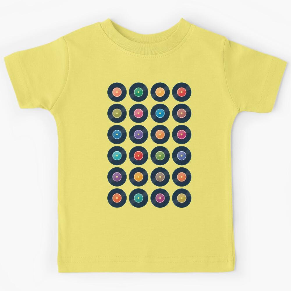 Vinyl Record Collection Kids T-Shirt 140