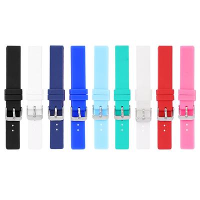 12mm 14mm 16mm 18mm 20mm 22mm 24mm Αθλητική ζώνη σιλικόνης Ανδρικό λουρί Γυναικείο Αξεσουάρ βραχιόλι με λουράκι από καουτσούκ