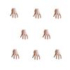 3D Printed Creepy Plastic Hands Halloween Decor Set of Mini Crawling Hands Prank Scary Display Props Horror Party Decorations