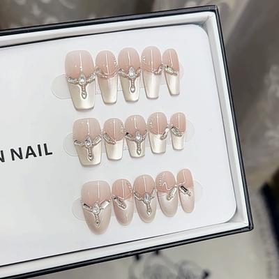 Pure Hand-made Phototherapy Wearer Warm Autumn Finished Product Reusable Nail Art Patches