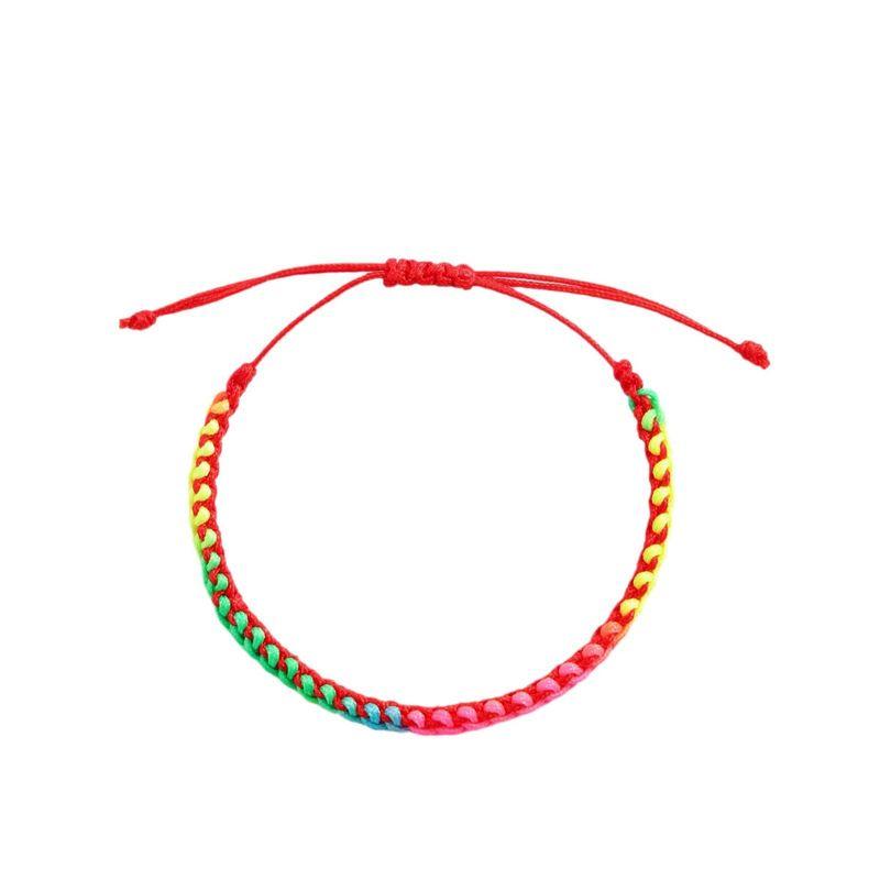 Dragon Year Dragon Boat Festival Colorful Rope Baby Anklet Hand-Woven Five-Color Carrying Strap Adult Red Rope Adult Colorful Rope