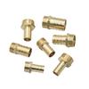 14/16/19/25mm Brass Hose Connector 1/2 3/4" Male Thread Tube Barb Fitting Copper Water Oil and Air Pipe Coupler