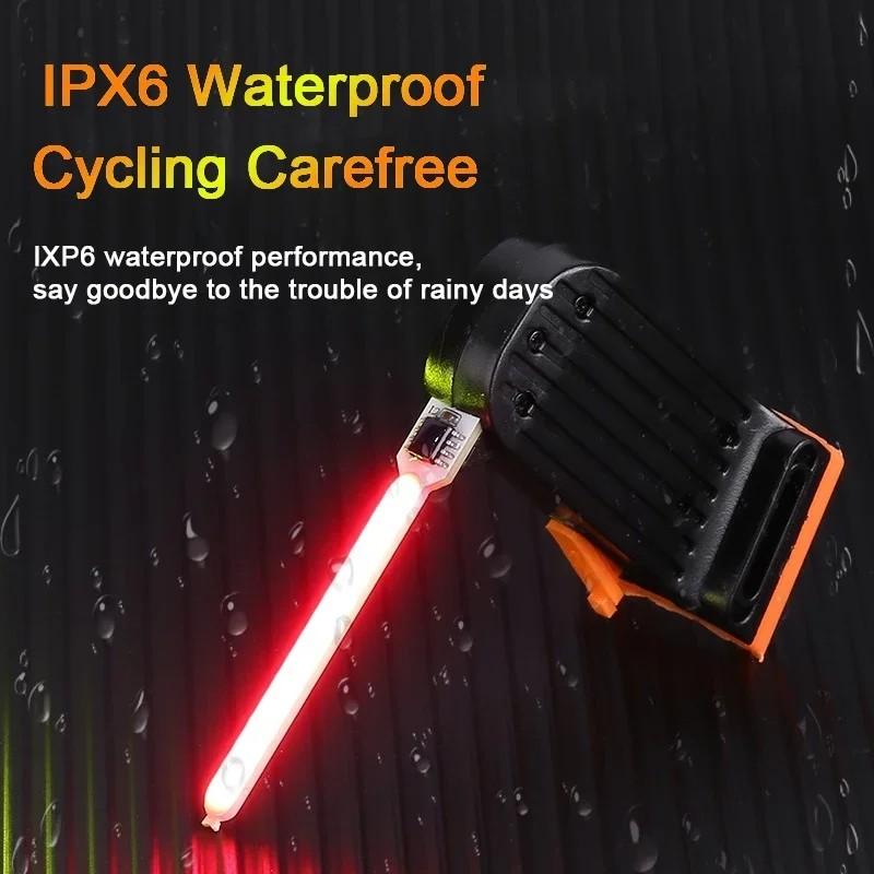 Bike Tail Light LED Rear Lamp Warning Lights Waterproof Bicycle Lights USB Rechargeable