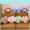 Adorable Bear Paw Cushion Plush Toy For Office Chairs Student Seats Soft Pp Cotton