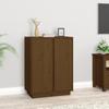 Day and Night - Day and Night Sideboard In Solid Honey Brown Pine Wood 60x35x80 Cm