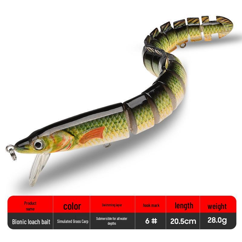 Aspius Long-Cast Marine Fishing Simulation Bait - Large, Slow-Sinking, Fake Lure for Sea Fishing