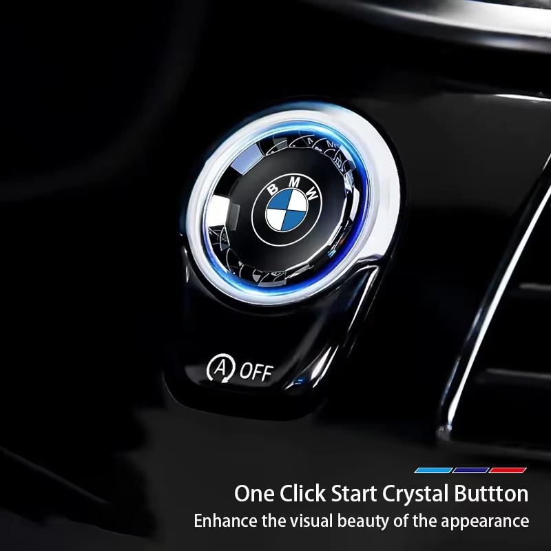 Motorcycle sticker/Car Engine One-button Start Crystal Button Accessories For BMW G80 G06 G07 G42 G14 G15 G16 F82 F20 F21 F83 M2 PCVHD1