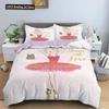 Cartoon Bedding Set For Kids Children Crib Danceing Girl Duvet Cover Set & Pillowcase Edredones Niños Princess Quilt Cover