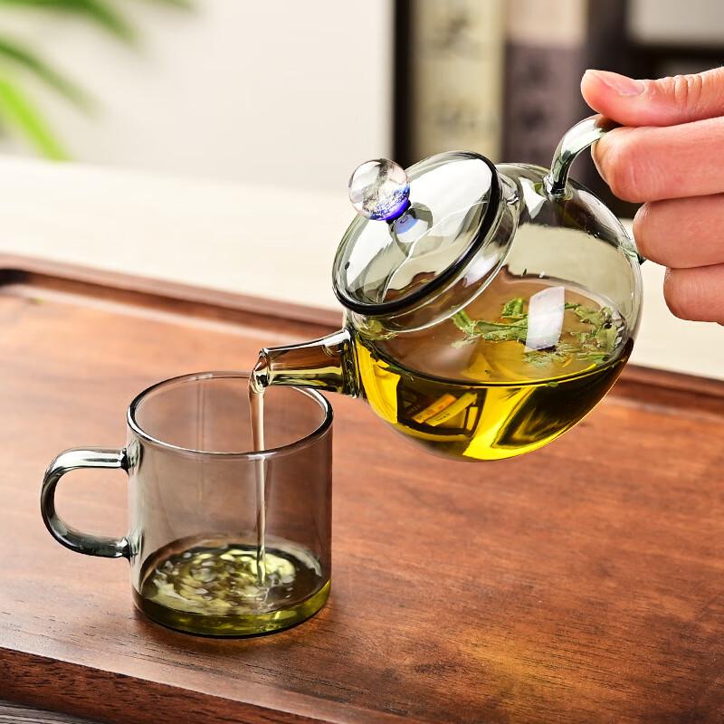 Shàng Qí Retro Starry Sky Filtering Glass Teapot