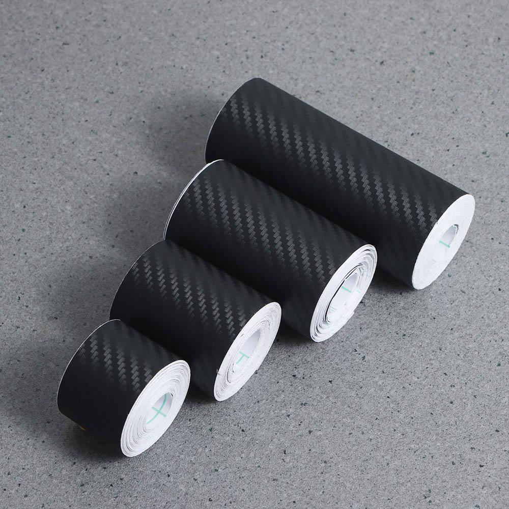 Car Accessories Protection Film Anti Scratch Tape 3D Carbon Fiber Sticker DIY Paste Protector Strip