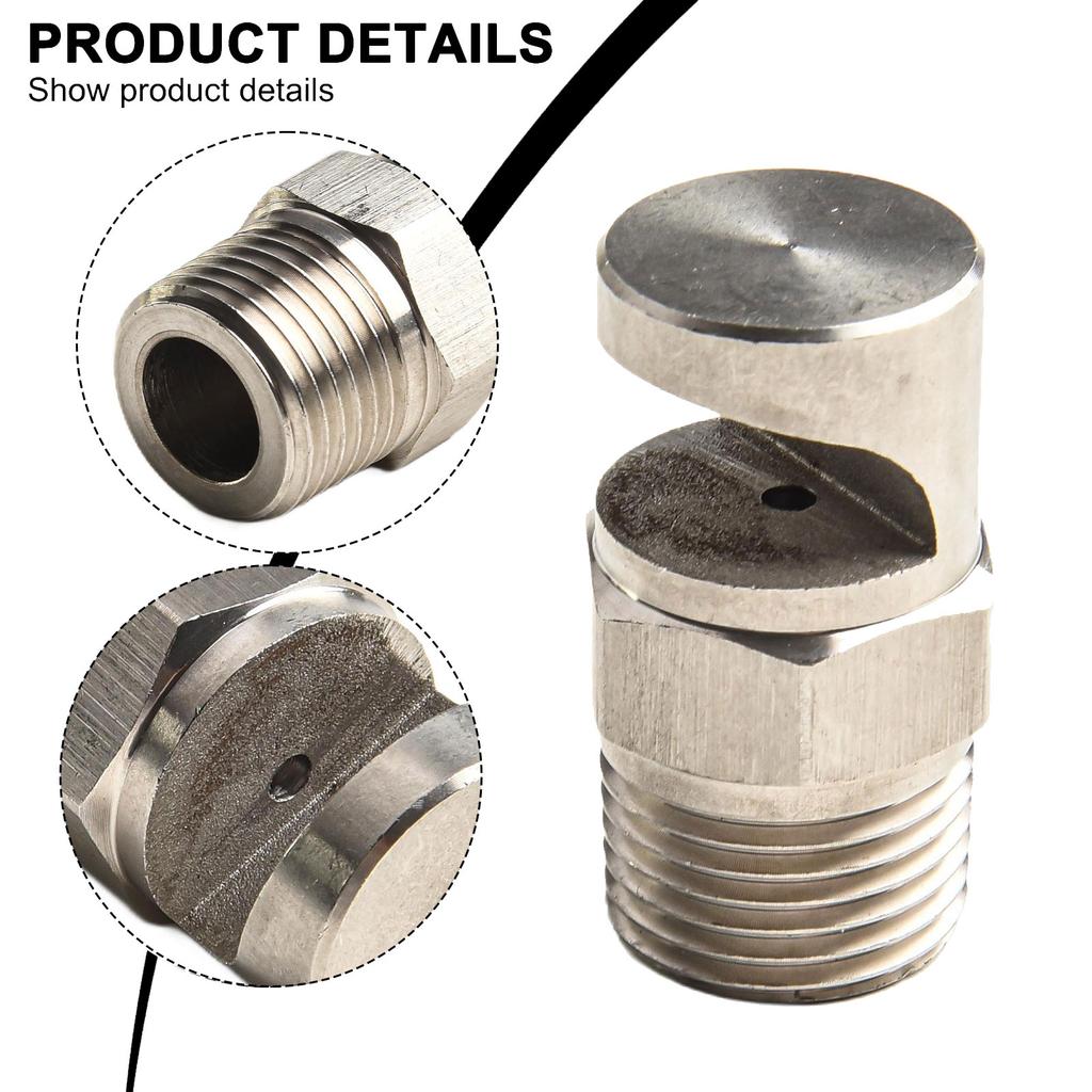 Boomless Nozzle Spray Width Easy Installation Efficient And Effective Stainless Steel Wide Spray Width Coverage