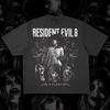 Black Gothic Ornaunisext Multifigure Horror Poster Graphic T Shirt Vintage Distressed Oversized Short Sleeve Unisex Tops