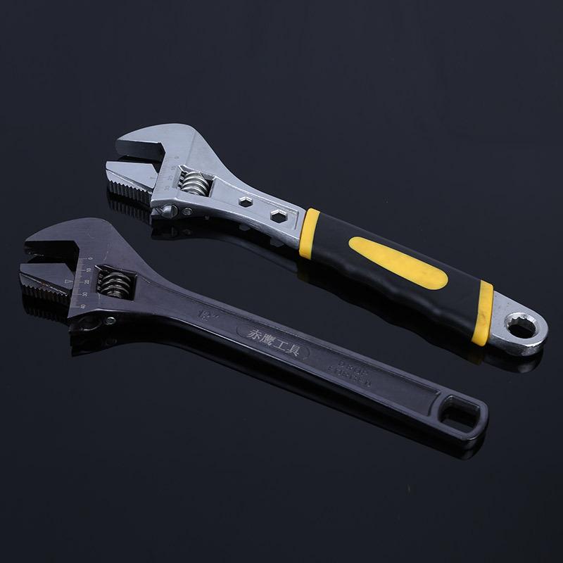 ShuangTe Dual-Use Adjustable 12 Pipe Wrench with Universal Socket Handle Dual-Use Pipe Wrench 12-inch
