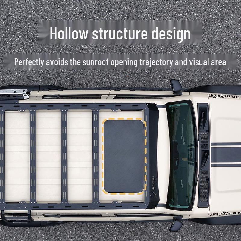 Tank 300 Black Panther Roof Rack Expansion Platform with Side Ladder & Mech Backpack