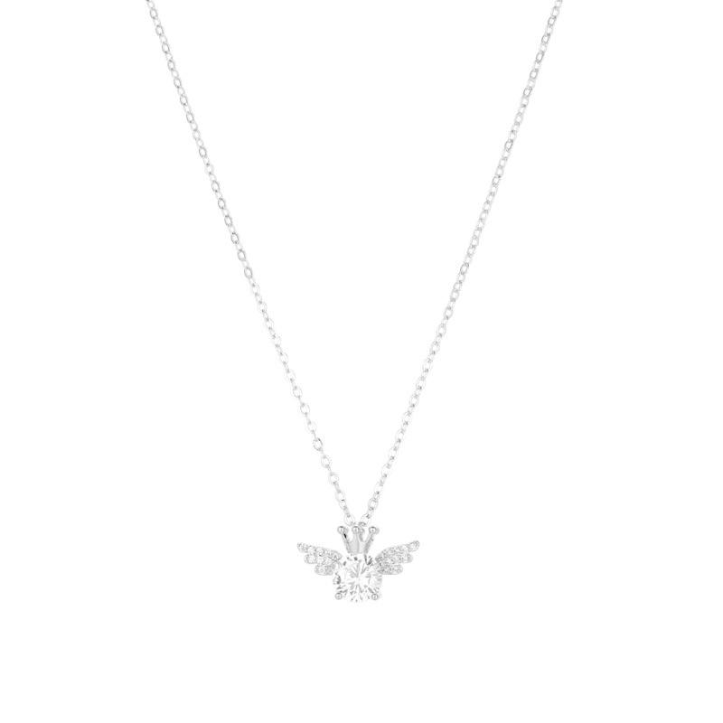 Colares Angel Crown Pass Colar Feminino para Mulheres Charms Moda Vintage Pingente Jóias Acessórios Populares