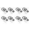 2/4/6/8Pcs Trailer Connector Link D Rings Lashing Hooks  Truck  ATV Boat Kayak