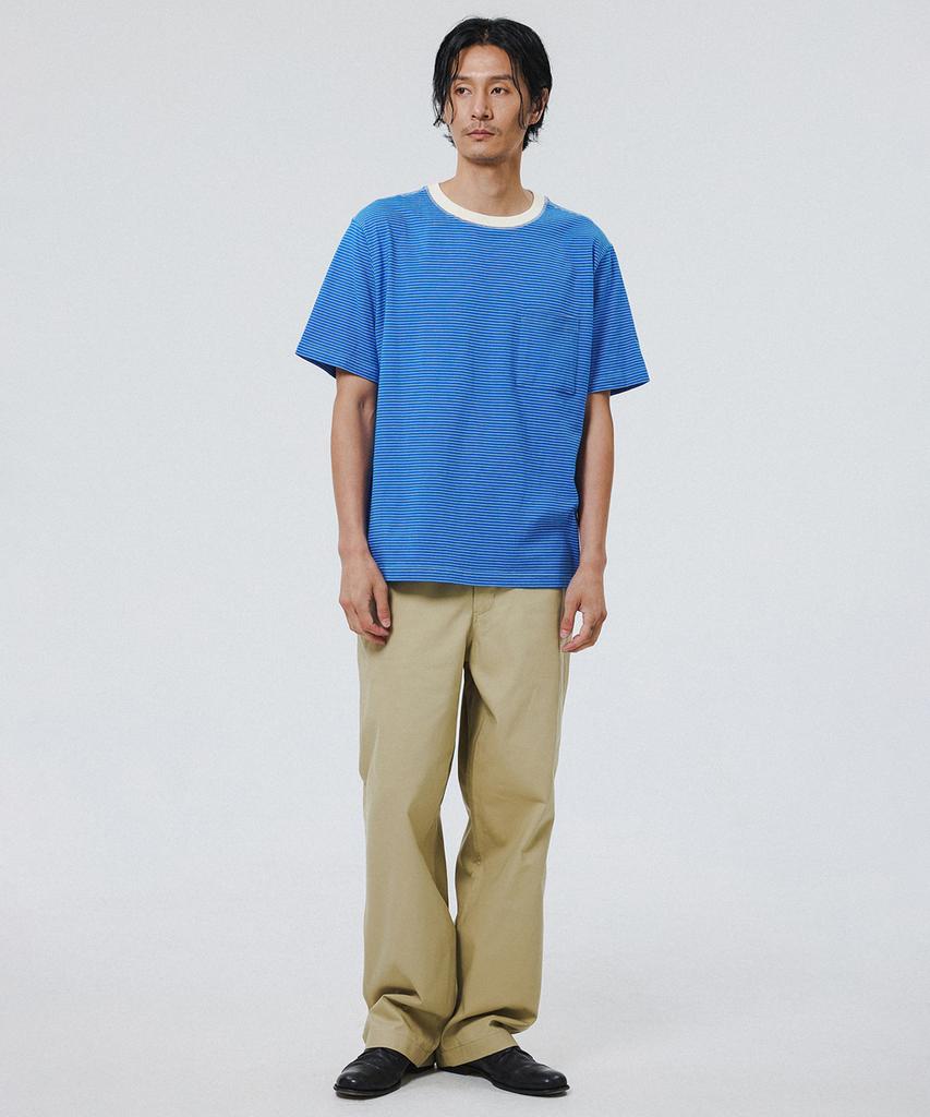 SHIRTER Two Tone Stripe T-Shirt (Royal Blue)