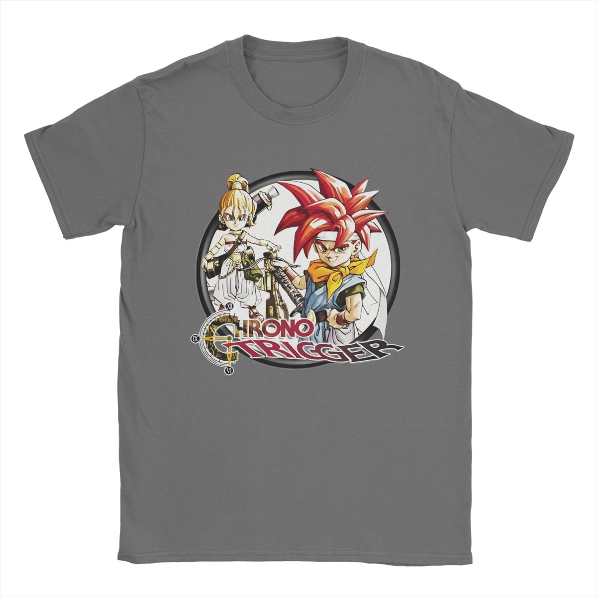 

Chrono Trigger Герои Ретро-игры Футболка Мужская Геймер Мем Смешная Хлопковые Футболки Круглый вырез Короткий рукав Футболка Подарок Мерч 4XL