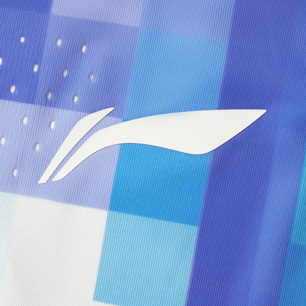 Li Ning Laufserie Colorblock Logo Pullover Weste Damen Tops Standard-Weiß Fluoreszierend-Stern-Lila Insel-Blau AAYV008-2