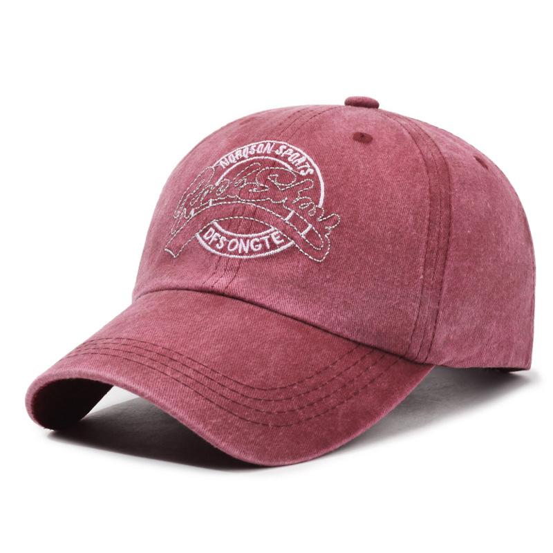 Retro Cap Trendy Versatile Washed Denim Baseball Cap Outdoor Men S Travel Sunscreen Baseball Cap Adjustable