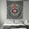 Partizan logo Wall Hanging Printed Fabric Blanket Decorative Tapestries for Bedroom Living Room Home Decor