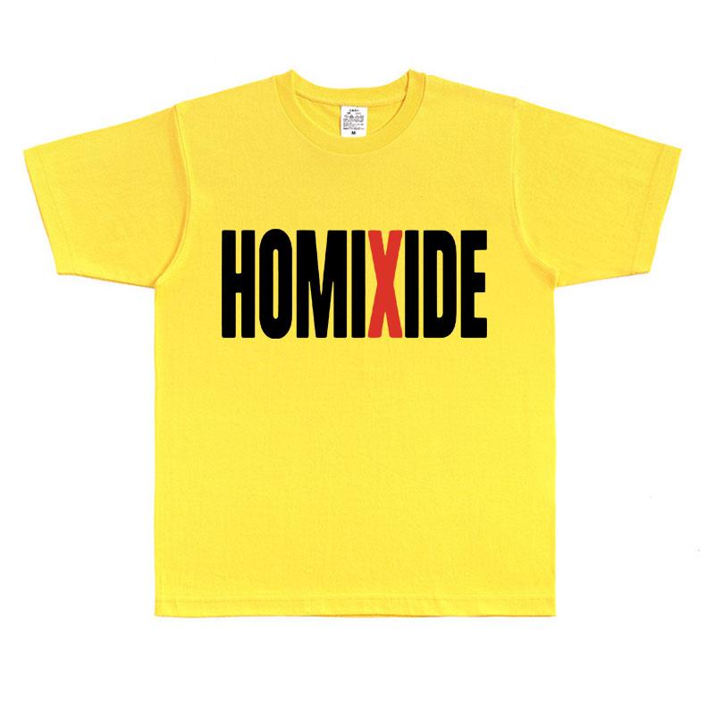 Rapper Homixide Gang Grafik T-Shirt Playboi Carti Opium Merch T-Shirt Männer Frauen Hip Hop Übergroße T-Shirts Männlich Baumwolle Oberteile Tees
