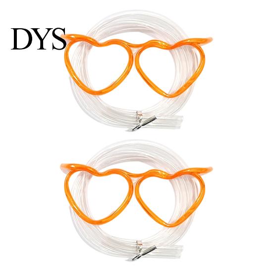 Wiederverwendbare Kinderstrohhalme 2 Stück Brille, Extra-lange biegbare Trinkhalme, Lustiges interaktives Spielzeugdesign, Party für Geburtstagsfeiern Lustiges Accessoire