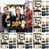 Birthday Photo Party Prop Set With Paper Frame Cartoons Decor For Ages 18 80 To