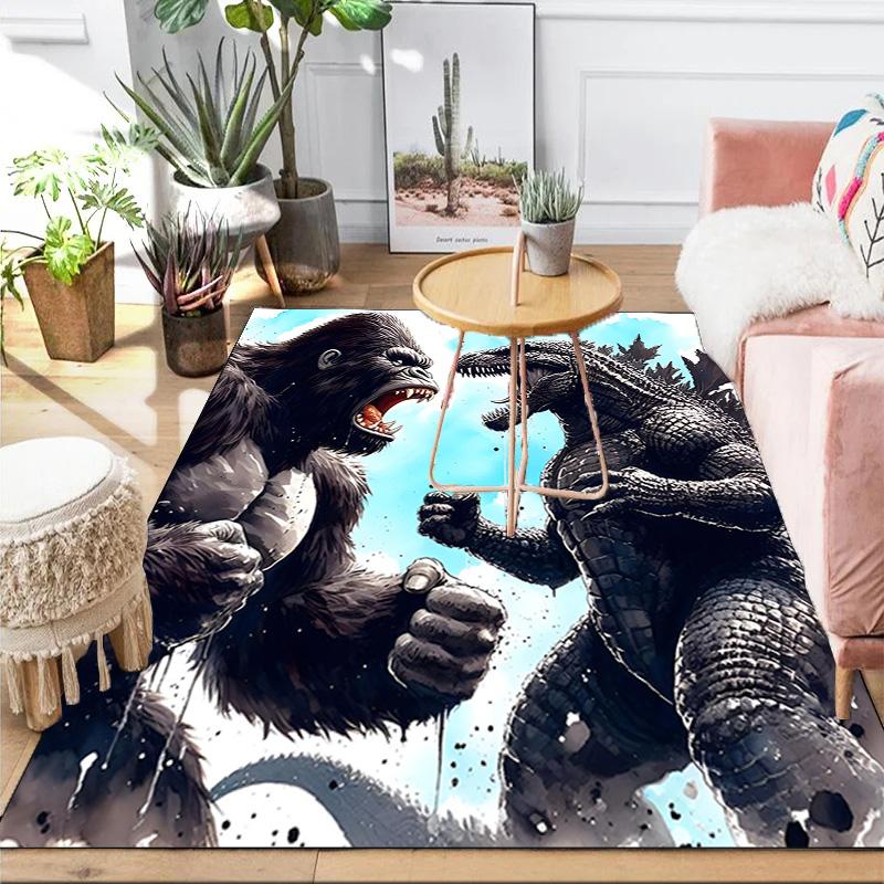 Giant Monster Rampage Area Rug Suitable for Indoor And Outdoor,Carpets for Kitchens, Homes, Offices, Living Rooms,Home Decor,Christmas Gift