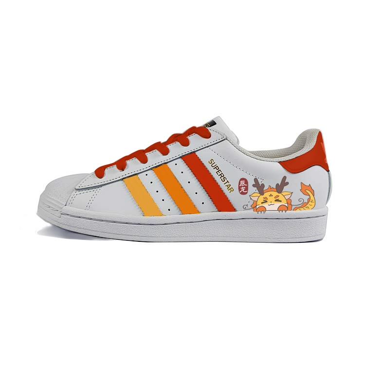 

Adidas Originals SUPERSTAR Shell Head Slip Resistant Low top Skateboard Shoes Unisex White EG4958(Team183-) 38⅔