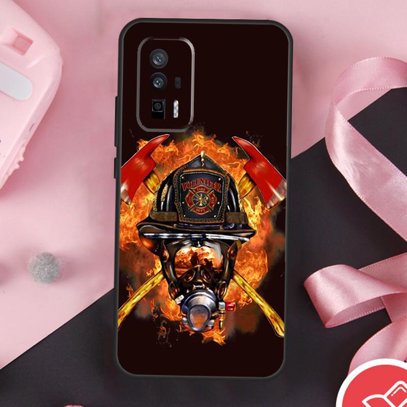 Firefighter Fire Fireman Case For Xiaomi 14 Ultra Mi 15 13 11T 12T 13T 14T Pro POCO X7 Pro X3 X5 X6 F5 F6 F7 Cover