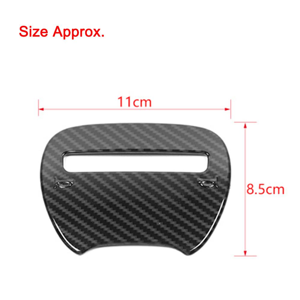 Car Center Steering Wheel Decoration Cover Trim Stickers for Dodge Challenger Charger 2015-2025 2025 Carbon Interior Accessories