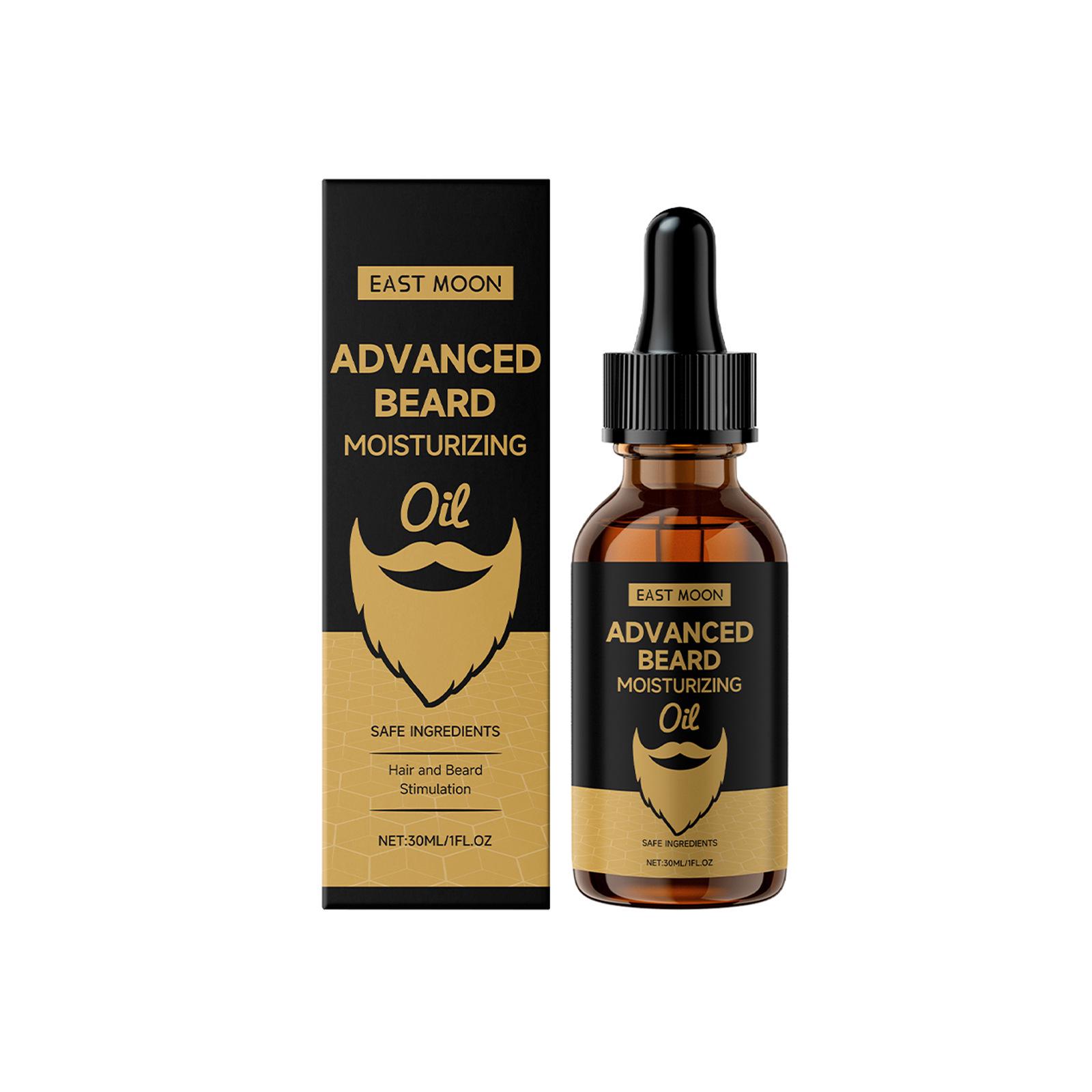 EAST MOON Нежное масло для бороды - Нежирное, Освежающее, Ежедневное питание