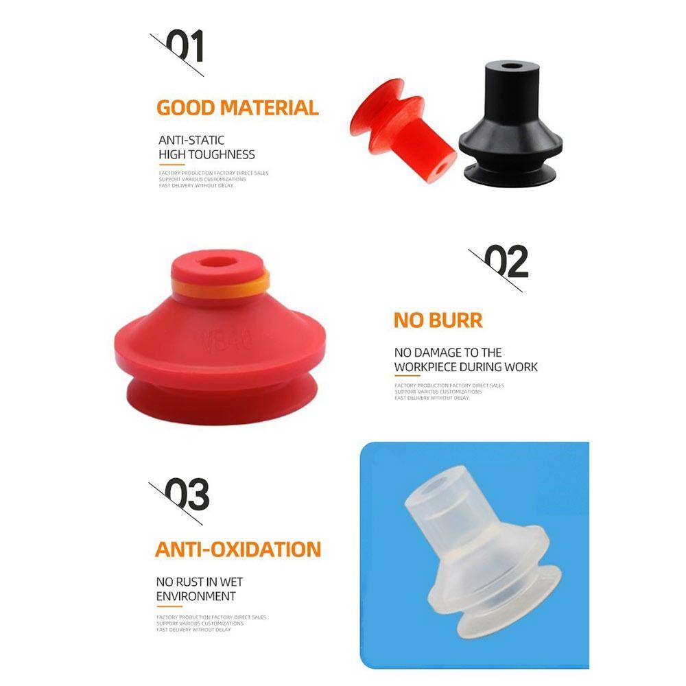 1Pcs Silicone Robotic Vacuum Sucker Industrial Vacuum Chuck  for Industrial Pneumatic Accessories