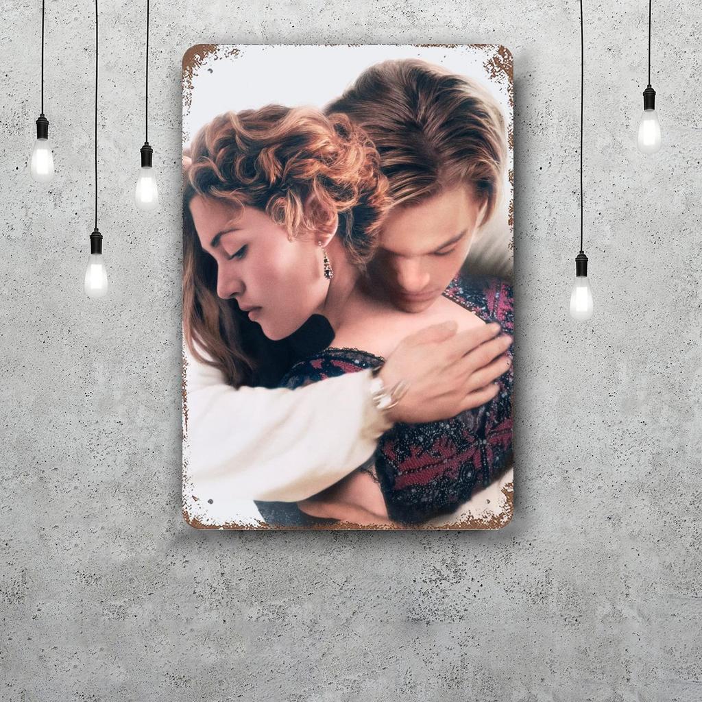 titanic movie Retro Vintage Tin Sign Poster Decorative Plaque Metal Plate Wall Decor