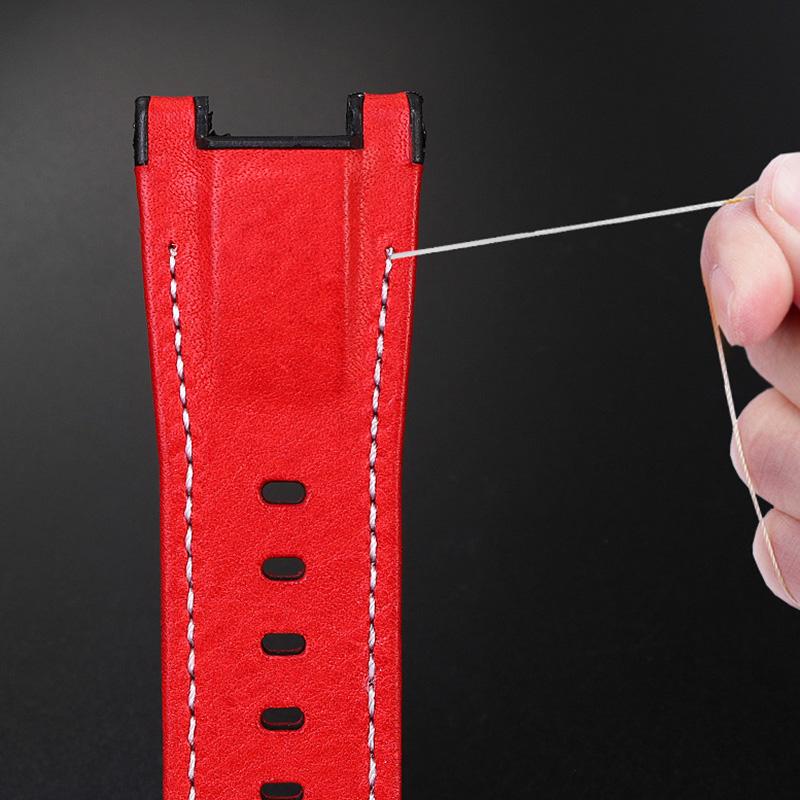 Nowy Pasek do Zegarka ze Skóry Naturalnej Casio Stalowe Serce Zegarek Seria GST-B400 GST-B400BD Zmieniony Pasek Nylonowa Bransoleta Sportowa Męski