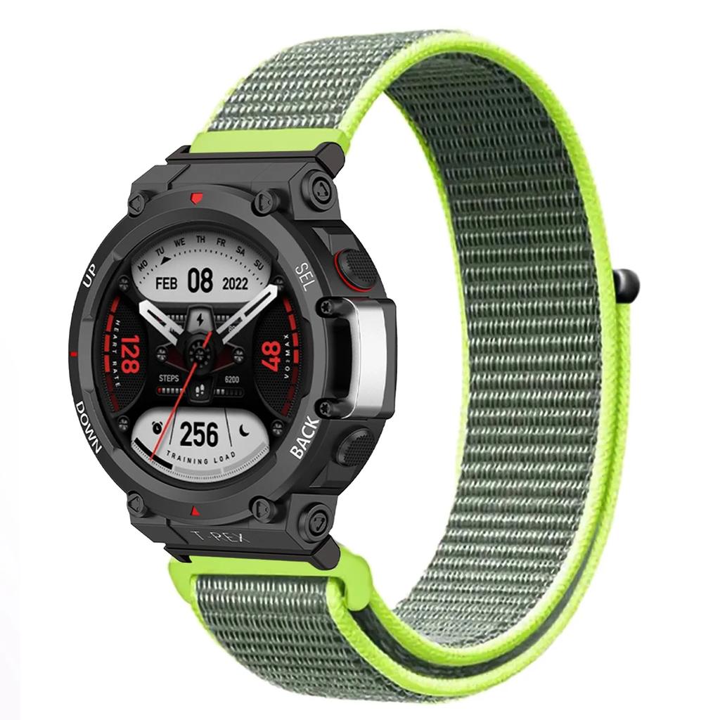 Nylon Loop Strap For Huami Amazfit T-REX 3/2 Smart Watch Band Women Men Bracelet For Amazfit T-Rex/T-Rex Pro Wristband Correa