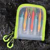 6 Grid Fishing Lure Wrap Transparent Hook Storage Case Fishing Hook Cover for Fresh Water and Saltwater