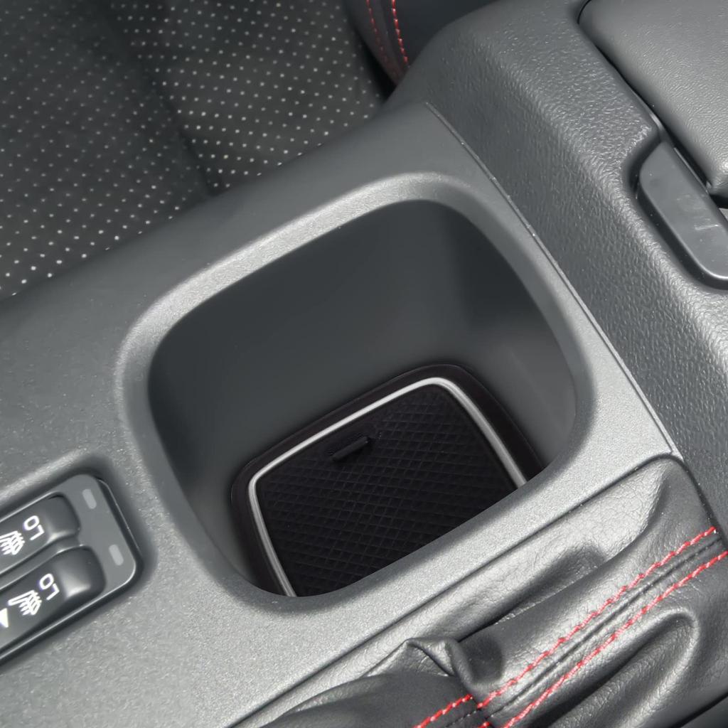 KUNGKIC Rubber Interior Mat for Toyota GR86 ZN8 and Subaru BRZ ZD8 Protective Rubber Mat for Door Pockets and Cup Interior Parts Non-Slip (2021, 2022,