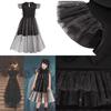 Wednesday Addams The Addams Family Outfit Black Dance Dress Uniform Party