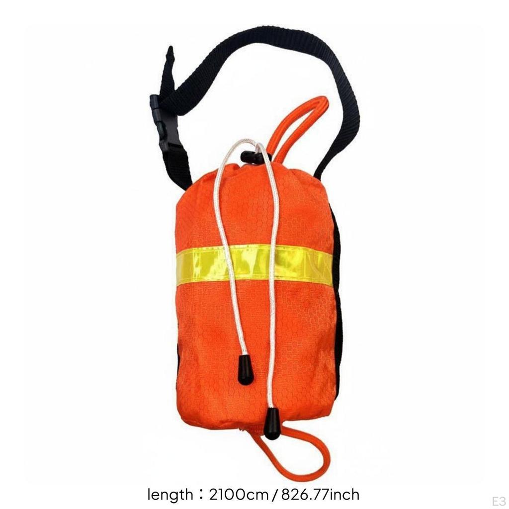 Throw Bag with rope Emergency Rescue Waterproof Material Buoyant Aquatic Line Pouch