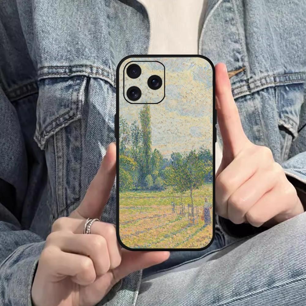 

Чехол для телефона с рисунком Камиллы Писсарро для Samsung S20 S21 S22 S23 S24 Note 20 4G 5G Plus Ultra Black Soft Shell SamsungS235G