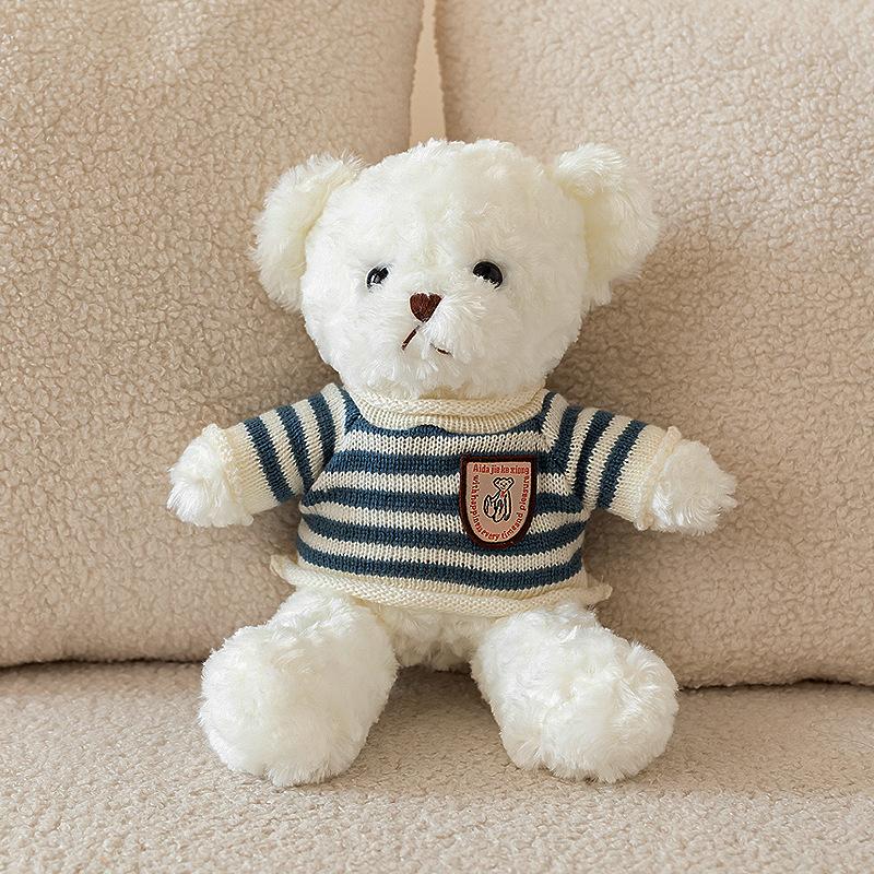 Plush Toy Teddy Bear Doll Sweater Bear Doll Birthday Gift Plush Doll Stall