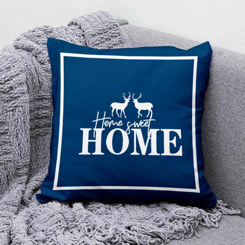 Light Luxury Orange Geometric Pillow High-end Home Living Room Sofa Office Seat Cushion Core Pillow Cover