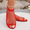 Women Round Head Exposed Toe Summer Sandals Beach Fashion Shoes Running Flats